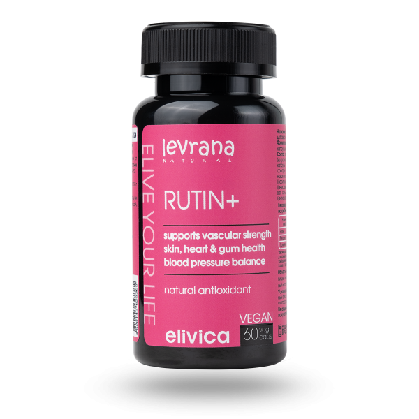 Фото товара БАД Levrana Rutin+ Капсулы Без вкуса 150 мл / 60 капсул