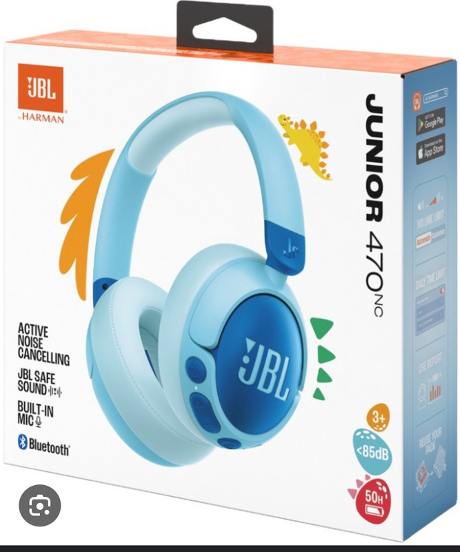 Фото товара Наушники Bluetooth JBL JUNIOR JR470NC Blue