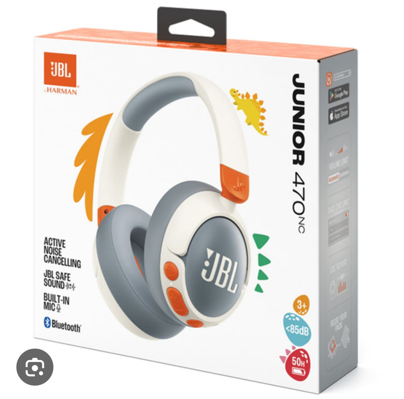 Фото товара Наушники Bluetooth JBL JUNIOR JR470NC Grey