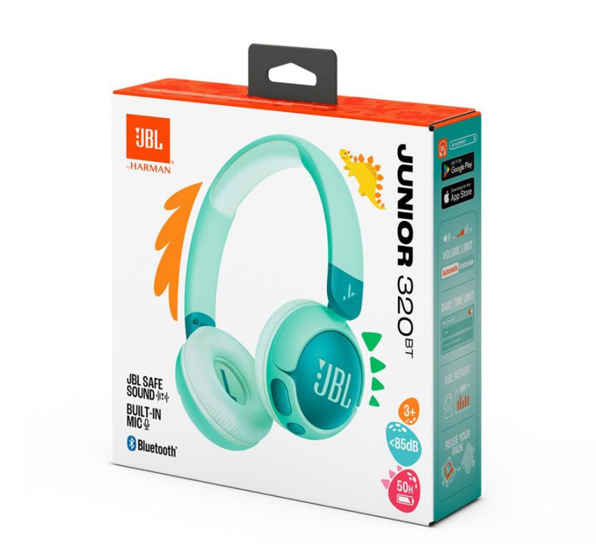 Фото товара Наушники JBL JUNIOR 320  Mentol