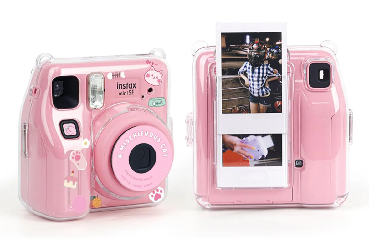 Фото товара Фотоаппарат моментальной печати Fujifilm Instax MINI SE Pink + пленка 10 кадров