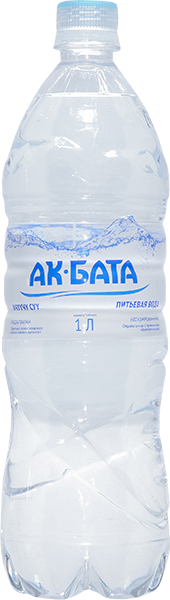 Фото товара Питьевая вода "Ак-Бата", не газированная 1,0 литр, упаковка по 6 шт