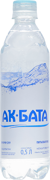 Фото товара Питьевая вода "Ак-Бата", 0, 5, не газированная, упаковка по 12 штук