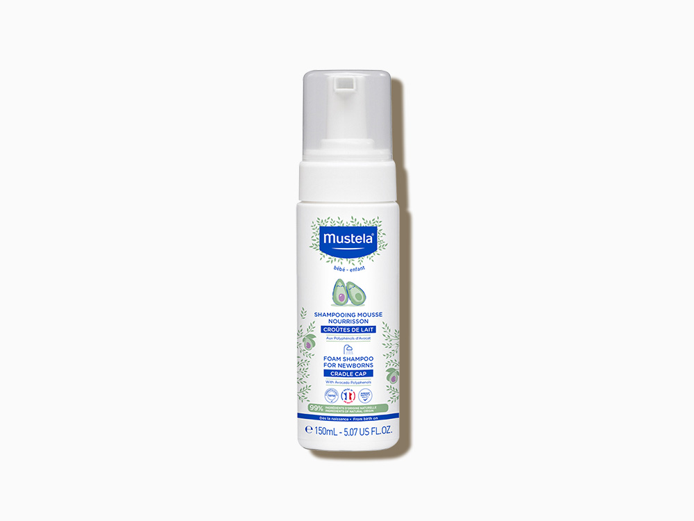 Фото товара Шампунь-пенка для новорожденных Mustela 150мл