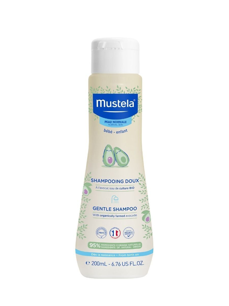 Фото товара Шампунь мягкий Mustela для детских волос 200мл
