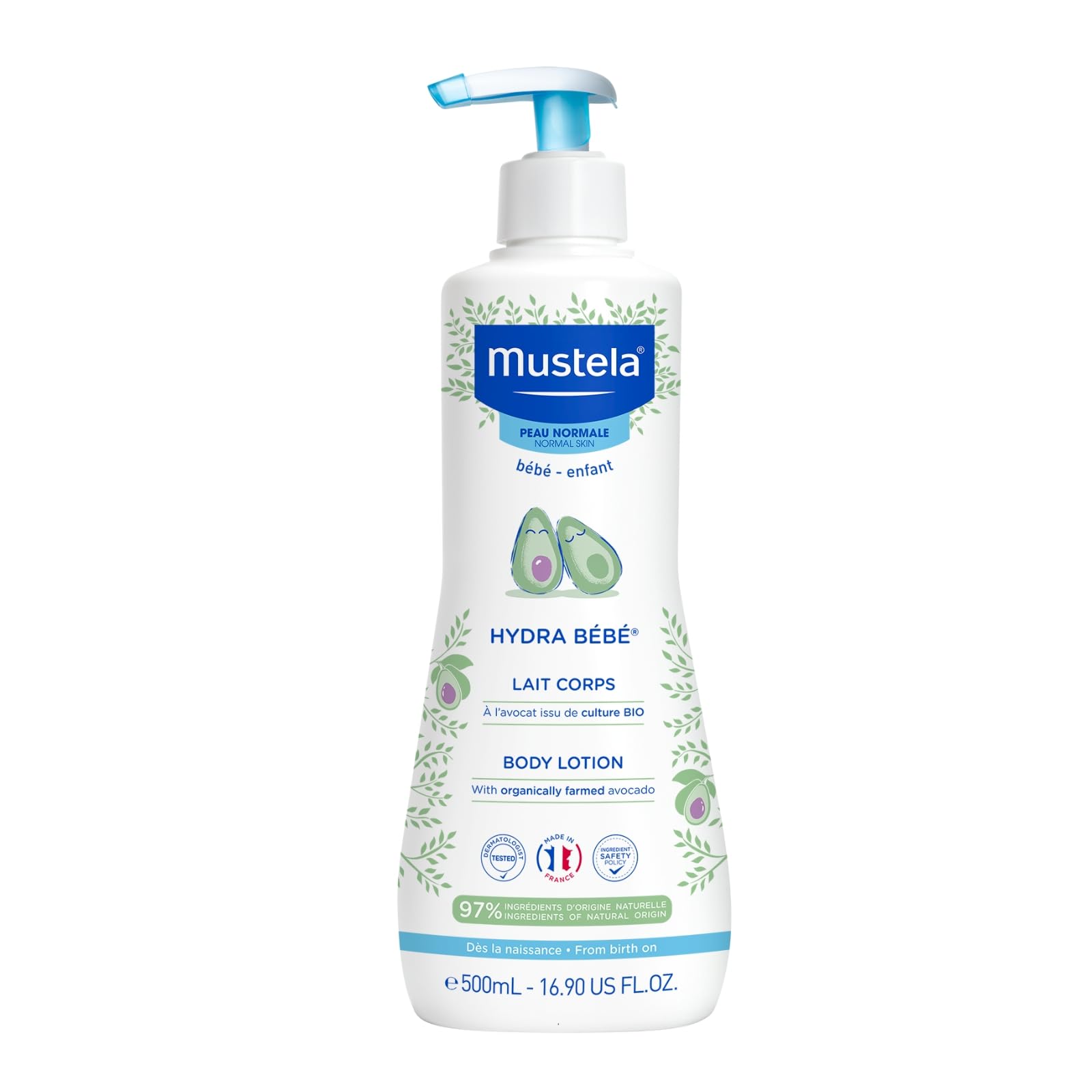 Фото товара Молочко для тела Mustela HYDRA BEBE 500мл