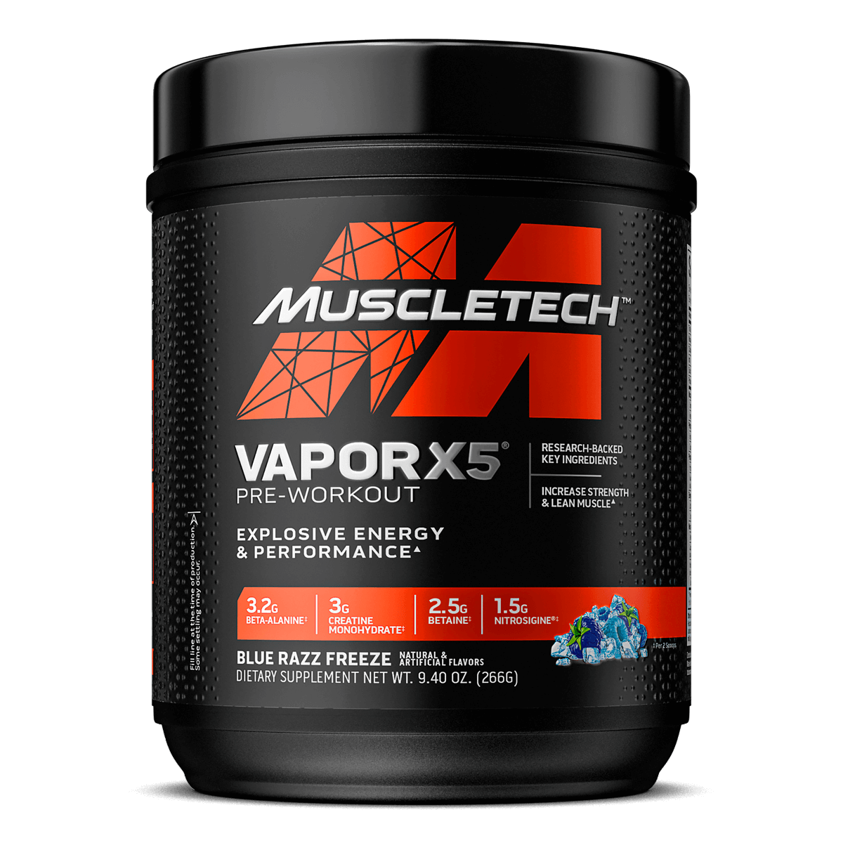 Фото товара Предтренировочный комплекс MuscleTech Vapor X5 30 порций