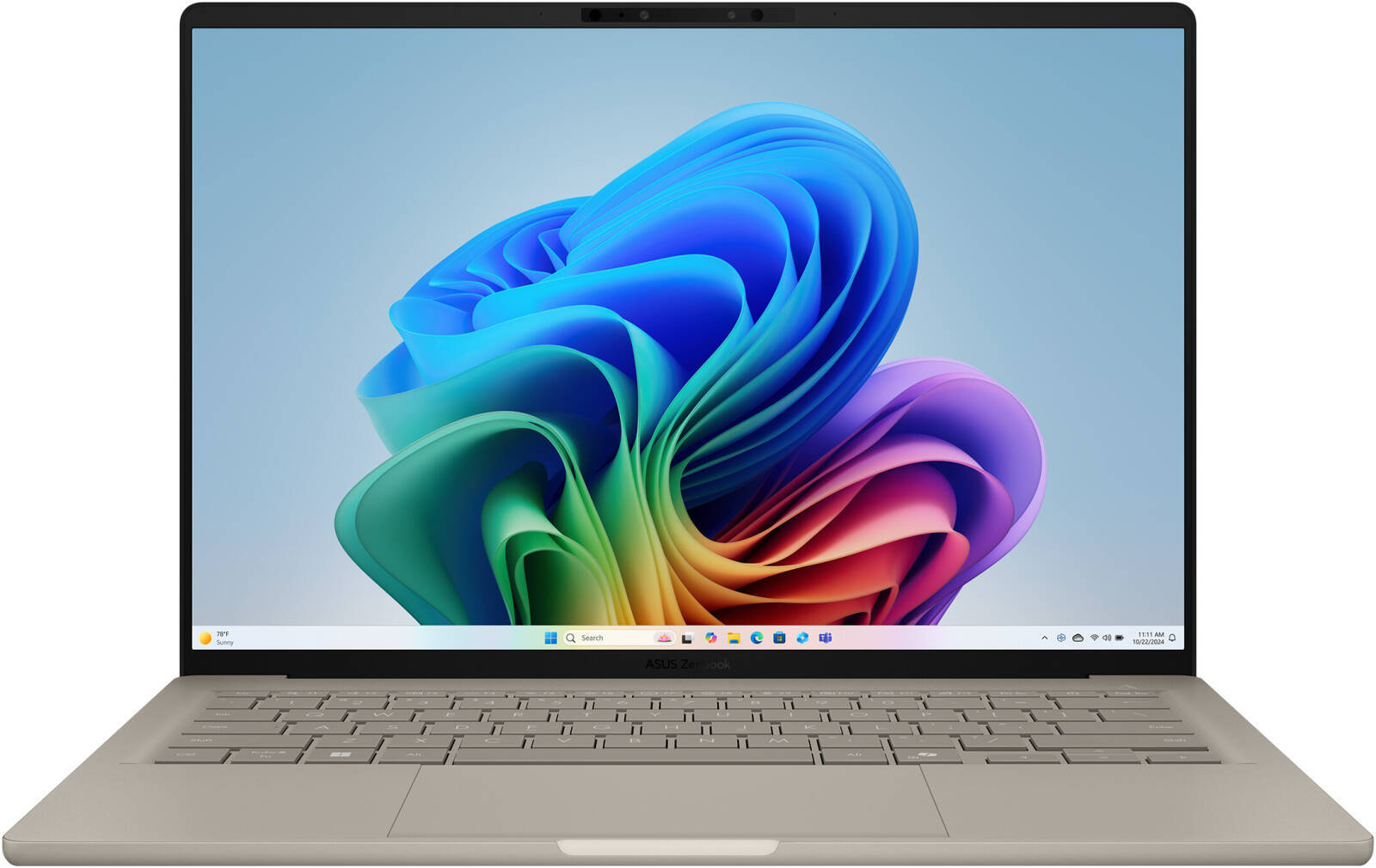 Фото товара Ноутбук Asus ZenBook UX3407QA-X1P512 Snapdragon X Plus X1P-42-100 (8 ядер, до 3.4 ГГц), 16GB RAM, 512GB SSD, 14" OLED (1920x1200), Подсветка клавиатуры, Windows 11