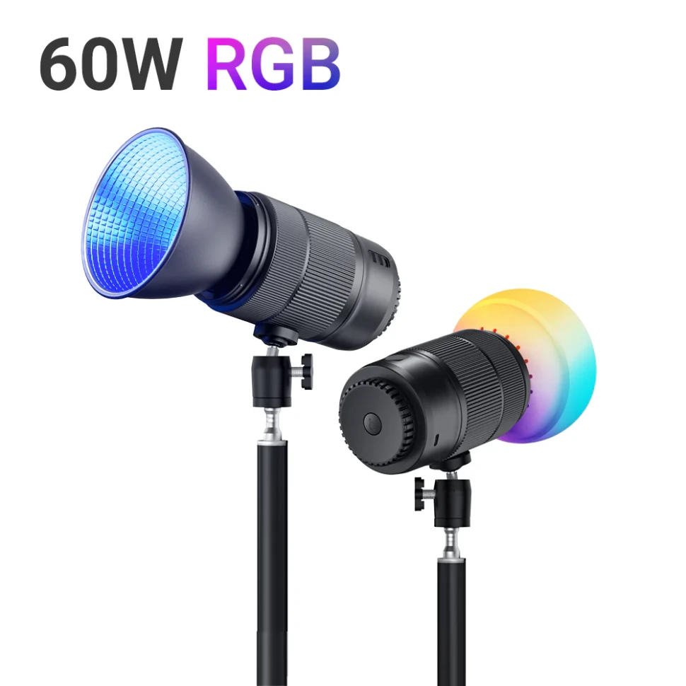 Фото товара  Студийный осветитель LUXCEO L60W RGB